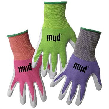 mud masters handschuhe MUD® Women's Synthetic Leather Nitrile Palm Work Gloves – Armstrong Garden Centers