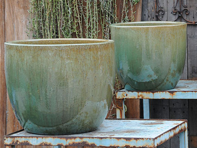 egg pot planter Egg Shell Pot, Green Stream