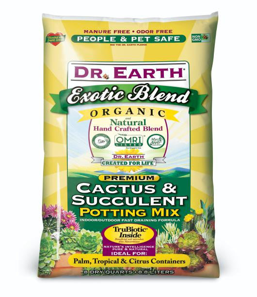 Dr. Earth Cactus & Succulent Potting Mix 8 quart Armstrong Garden