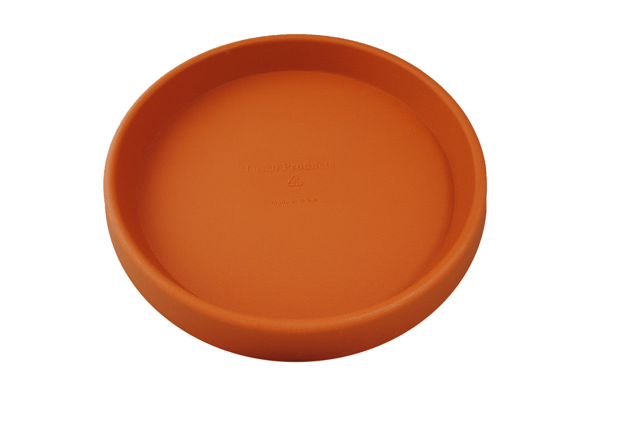22 inch plastic plant saucer Tusco Products Tr22tc Round Saucer, 22-Inch Diameter, Terra Cotta