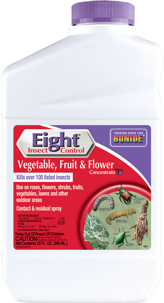 bonide eight yard & garden liquid insect killer Eight® Vegetable, Fruit, & Flower Concentrate