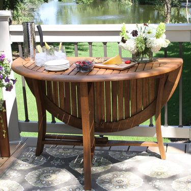 Eucalyptus 48" Round Folding Dining Table