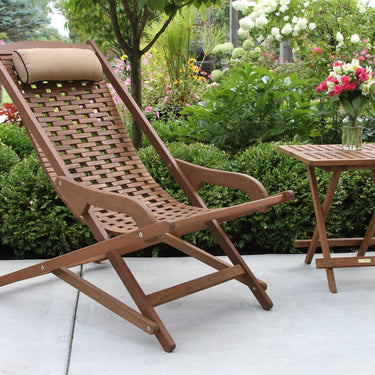 Eucalyptus Swing Lounger with Pillow
