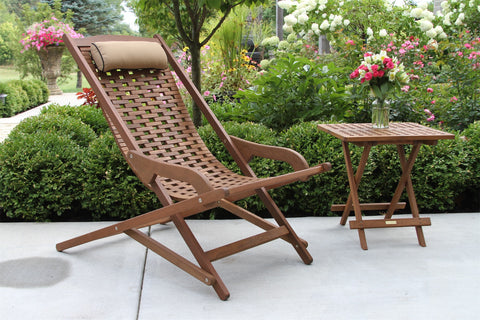 Eucalyptus Swing Lounger with Pillow