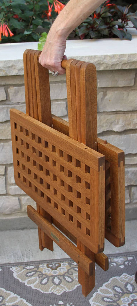 Eucalyptus Folding Side Table