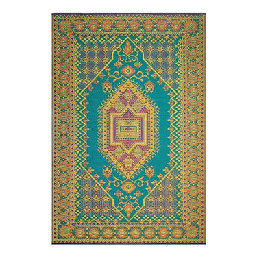 Turkish Outdoor Mat, Aqua