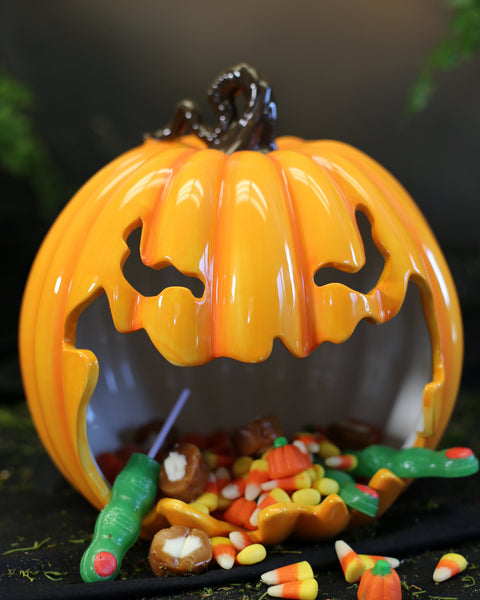 Dolomite Pumpkin Candy Bowl