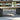 Antique Wash Eucalyptus & Black Marble Composite Dining Bench