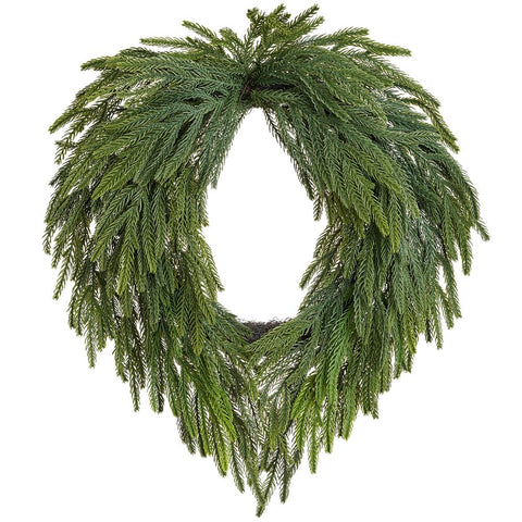 Willow Pine Swag Wreath – 24" (Artificial)