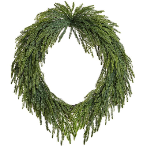 Willow Pine Swag Wreath – 30" (Artificial)