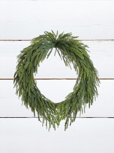 Willow Pine Swag Wreath – 30" (Artificial)