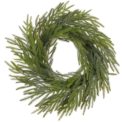 Willow Pine Traditional Wreath – 24" (Artificial)