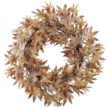 Iced Maple Wreath – 28" (Artificial)