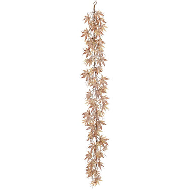 Iced Maple Garland – 6' (Artificial)