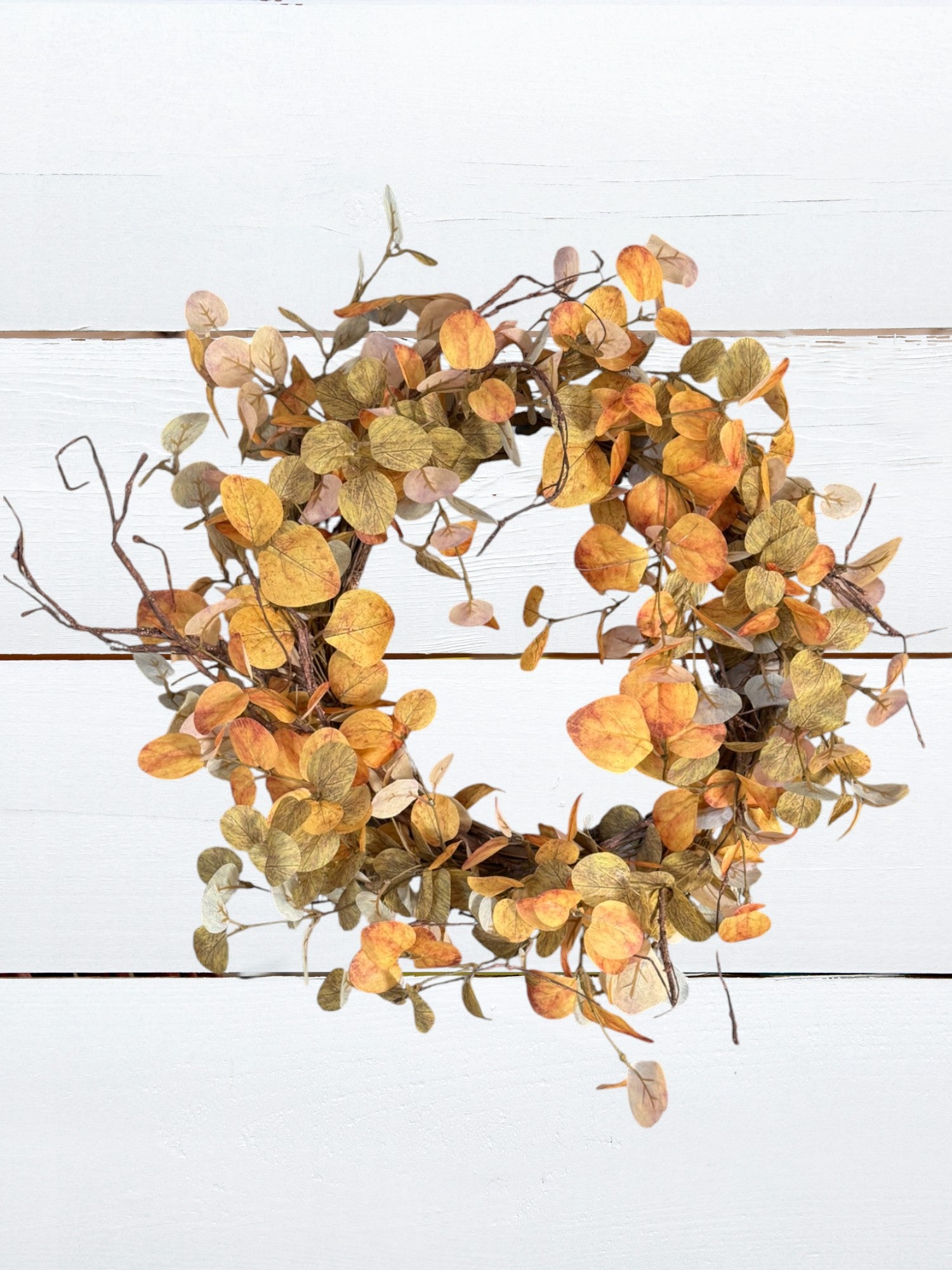 Yellow Eucalyptus Wreath
