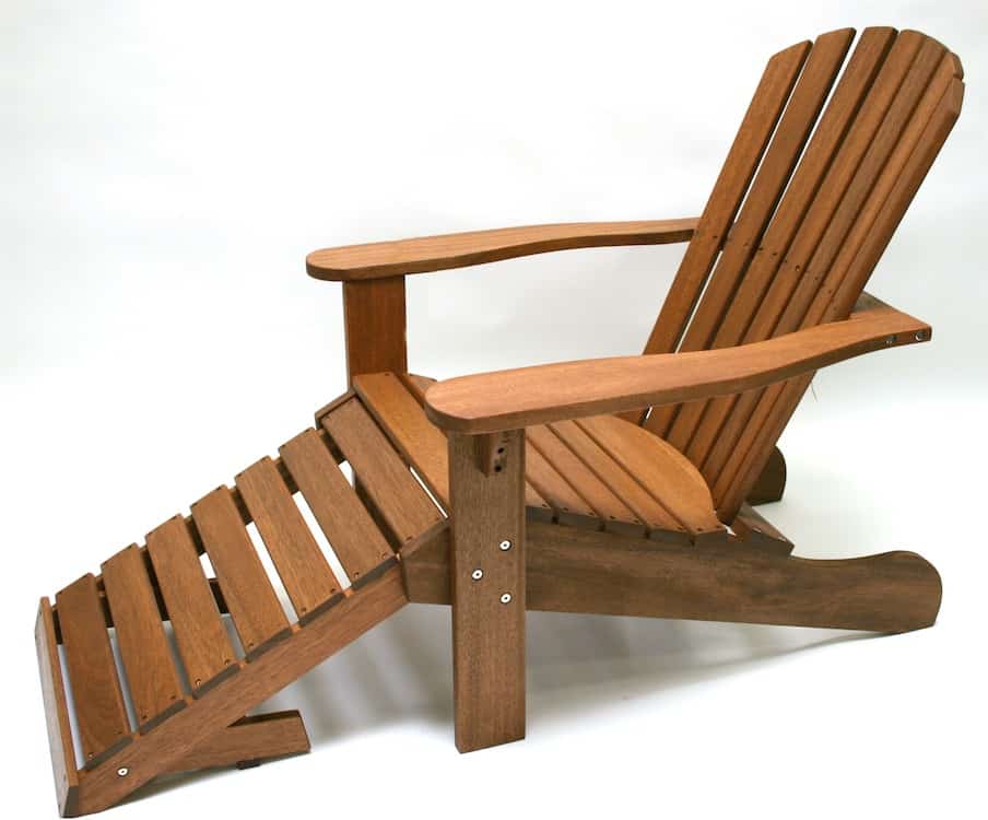 Adirondack Chair with Built-in Ottoman - Thumbnail 3