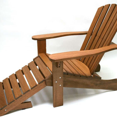 Adirondack Chair with Built-in Ottoman