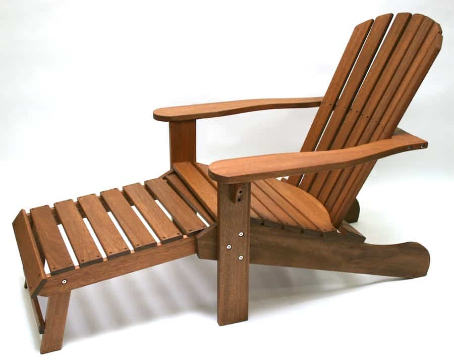 Adirondack Chair with Built-in Ottoman - Thumbnail 4
