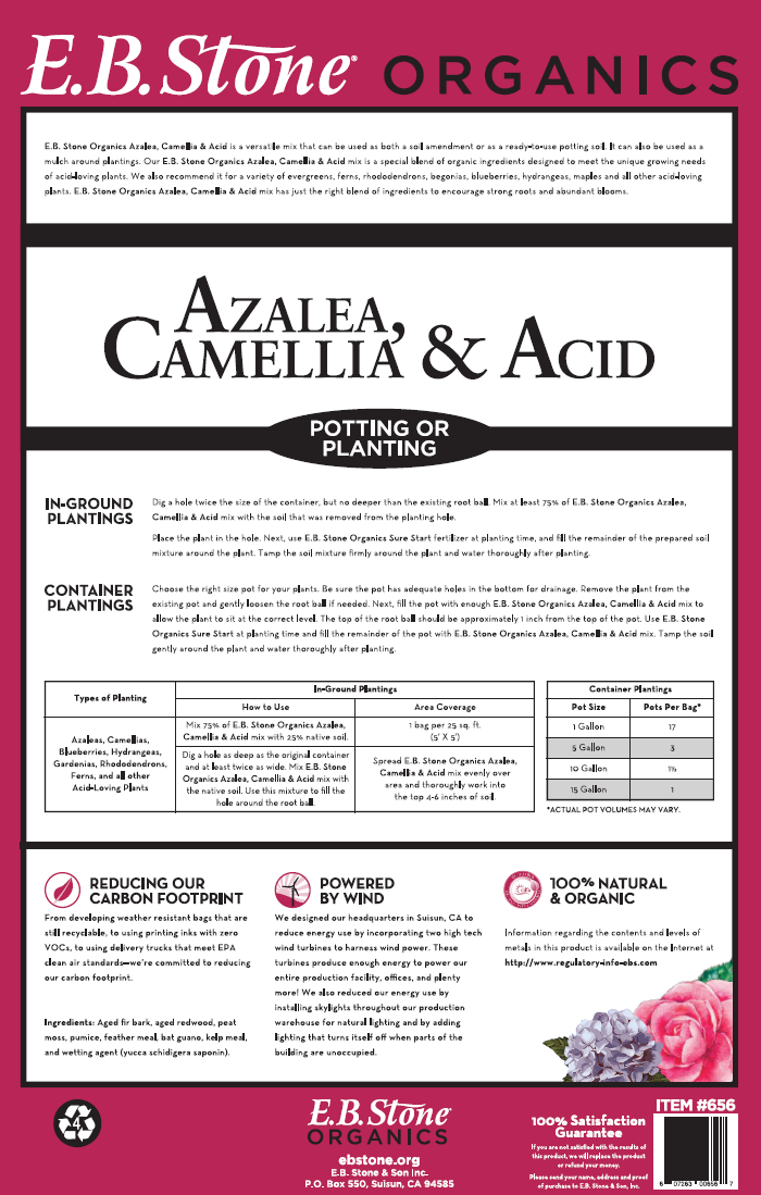 E. B. Stone And Son Inc. Azalea, Camellia & Acid Mix - Thumbnail 3