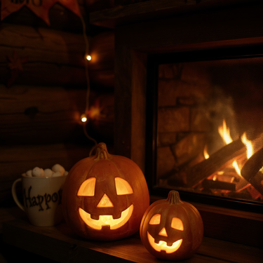 Jack the Orange Clay Pumpkin