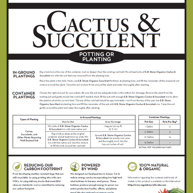 E.B. Stone Organics Cactus & Succulent Mix
