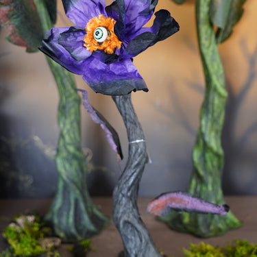 Purple & Black Paper Corpse Flower – 24"
