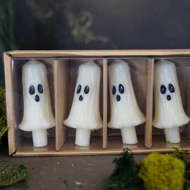 Ghost Bottle Topper Candles – Set of 4