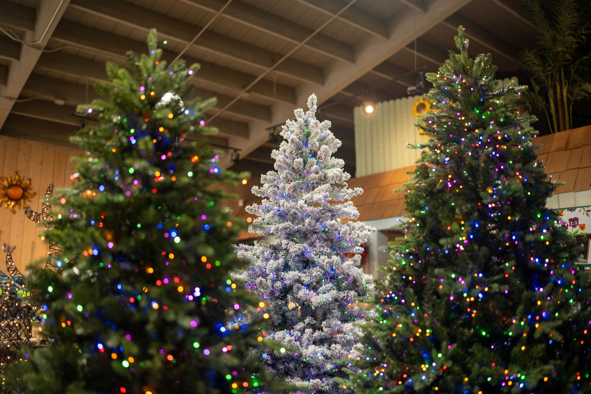 Life-Like Artificial Pre-Lit Trees with Twinkling Lights