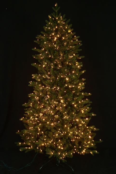 Fraser Supreme Fir Artificial Christmas Tree – 6.5’ Pre-Lit with Color-Changing Starry Lights