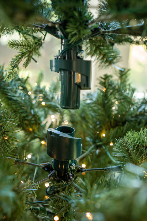 Fraser Supreme Fir Artificial Christmas Tree – 6.5’ Pre-Lit with Color-Changing Starry Lights