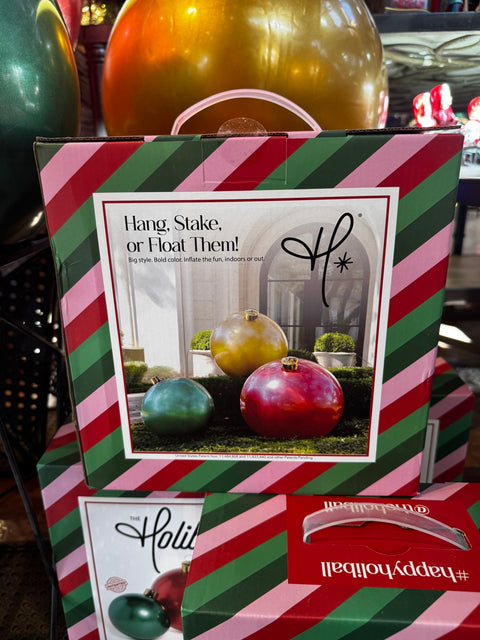 Holiball™ Set of 3 – Red, Gold & Green