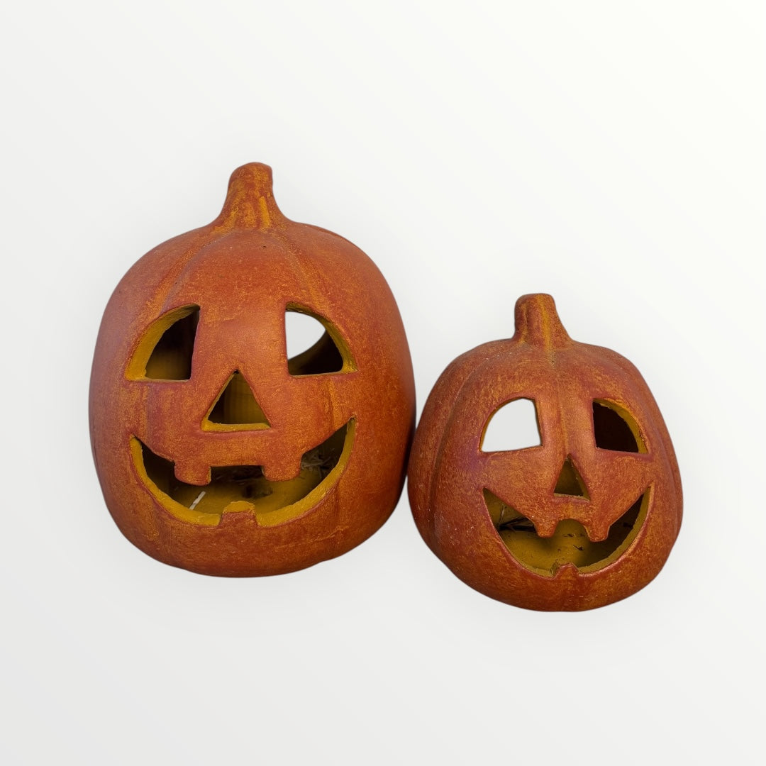 Jack the Orange Clay Pumpkin - Thumbnail 3