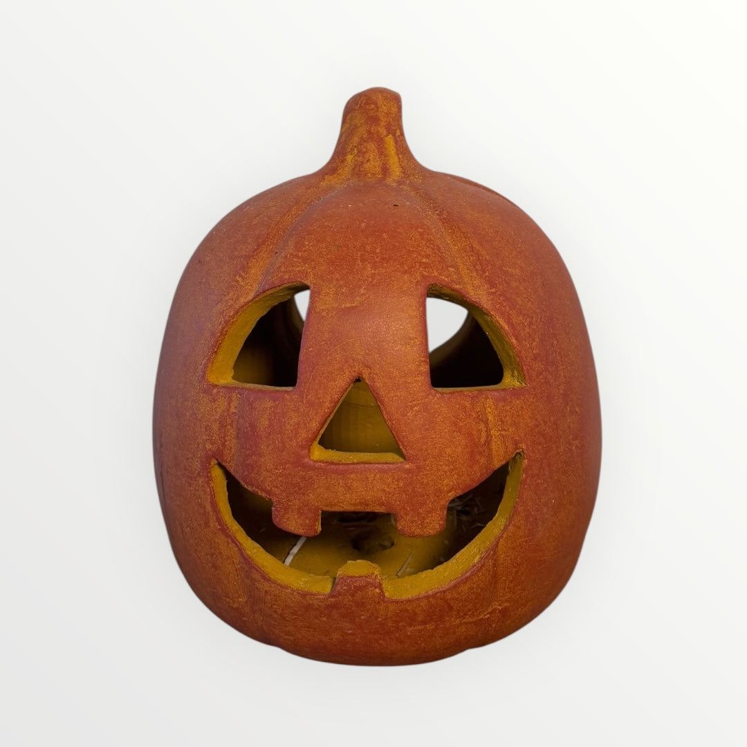 Jack the Orange Clay Pumpkin - Thumbnail 2