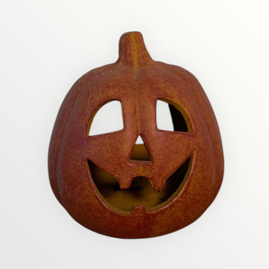 Jack the Orange Clay Pumpkin