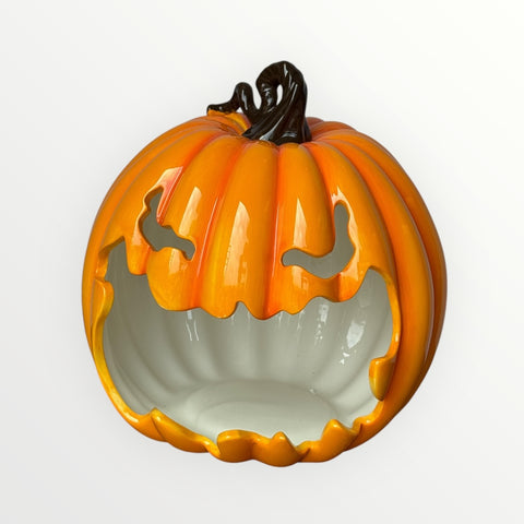 Dolomite Pumpkin Candy Bowl