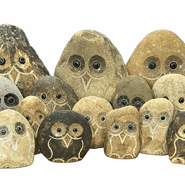 Stone Age Boulder Owl