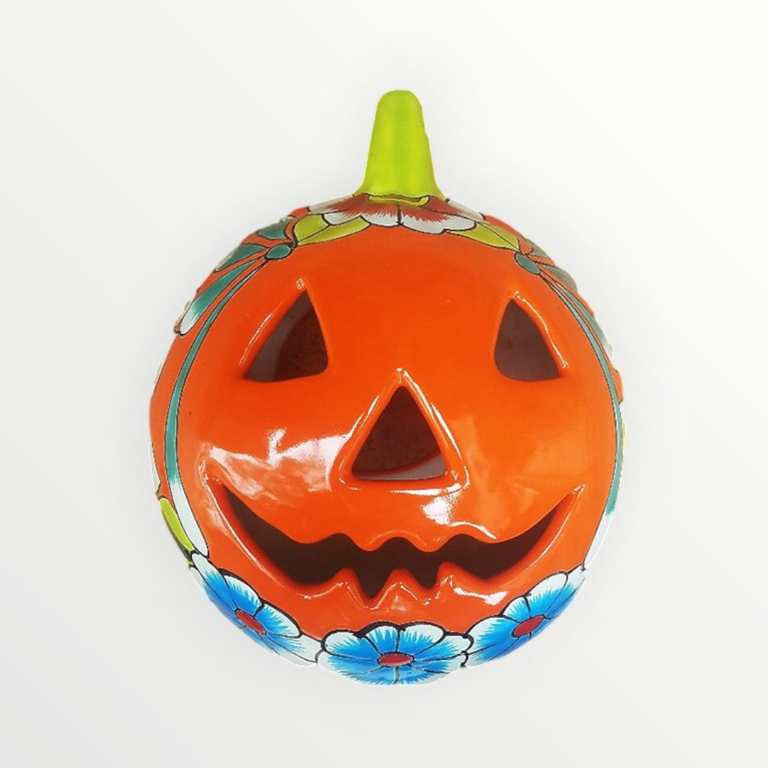 Talavera Colors Pumpkin Statue - Thumbnail 2