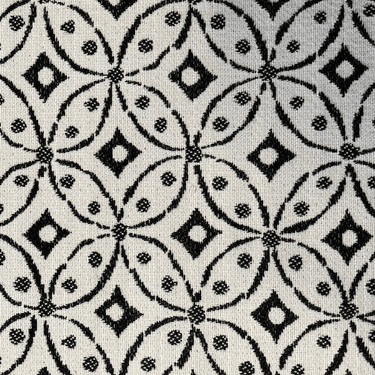 Black Mosaic Indoor/Outdoor Pillow