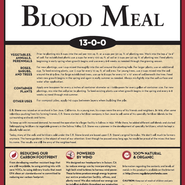 E.B. Stone Organics Blood Meal 13-0-0