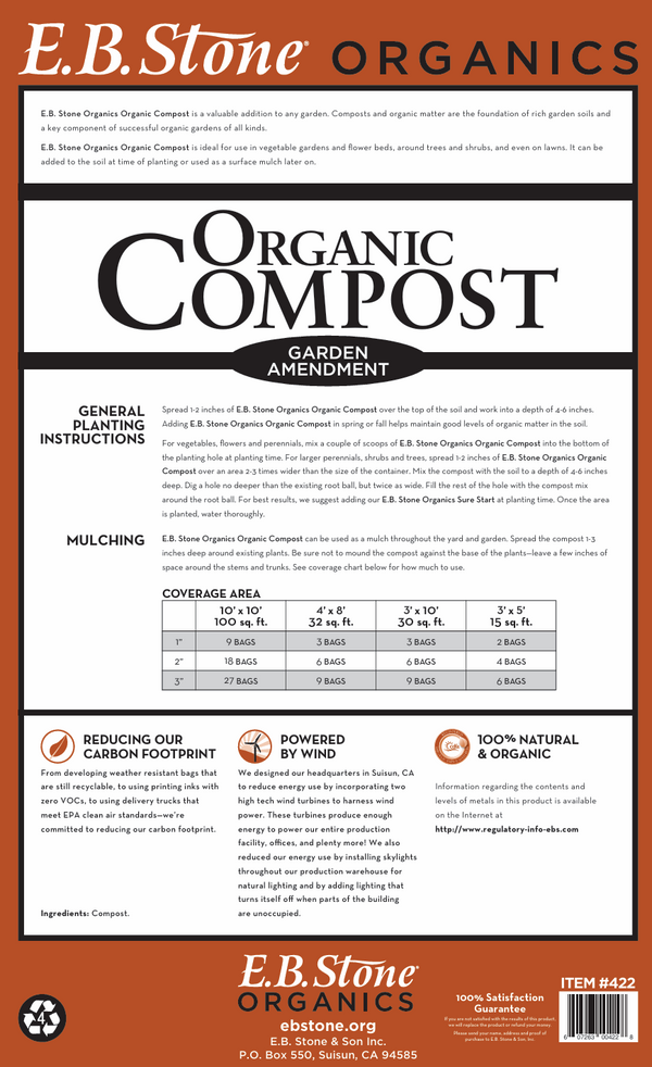 E.B. Stone Organics Organic Compost
