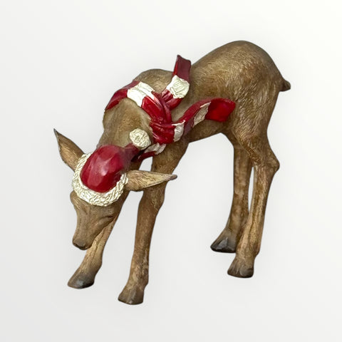 Resin Deer With Scarf 5"