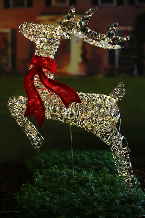 Lumineo Micro LED Leaping Deer – Warm White (3.3 ft)