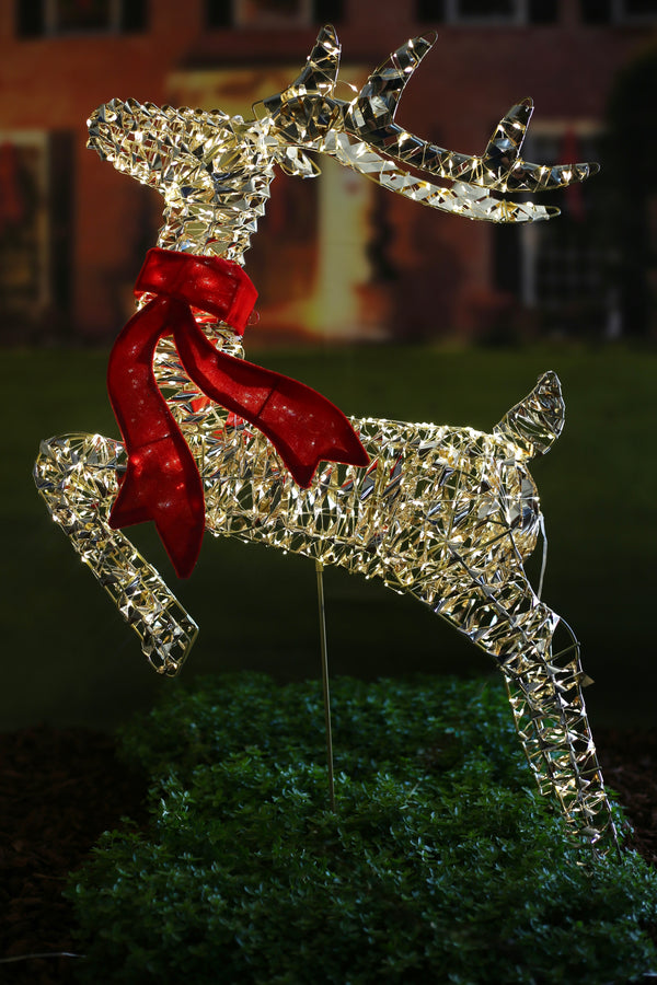 Lumineo Micro LED Leaping Deer – Warm White (3.3 ft)