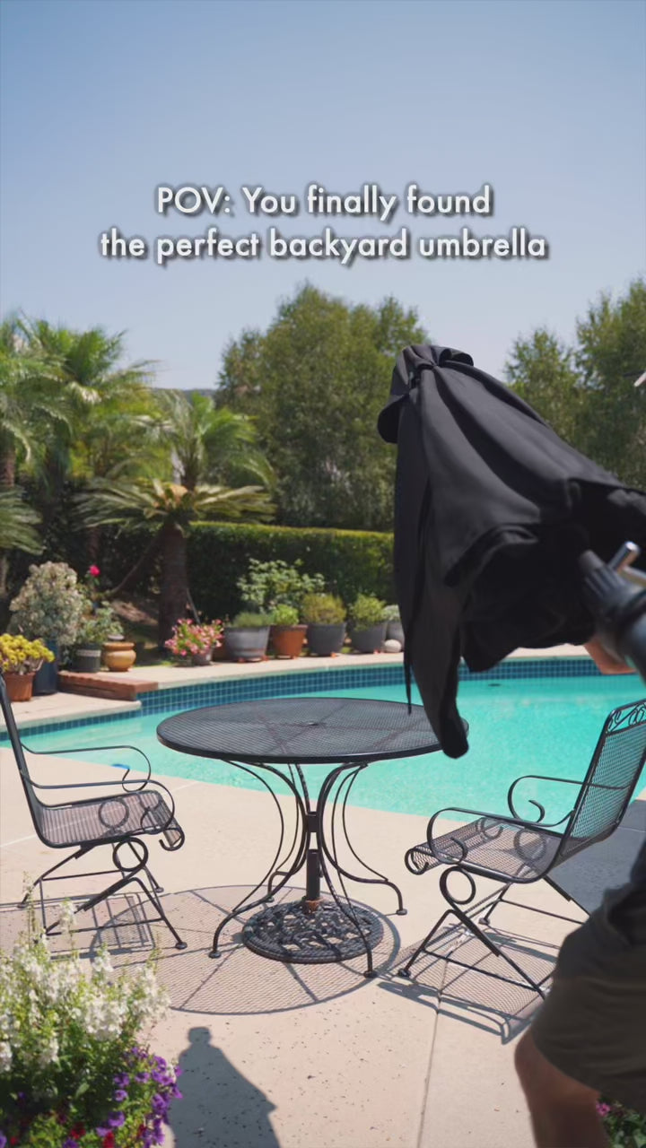 9' Starlux Twist Tilt Umbrella, Bronze Frame - Spa – Armstrong