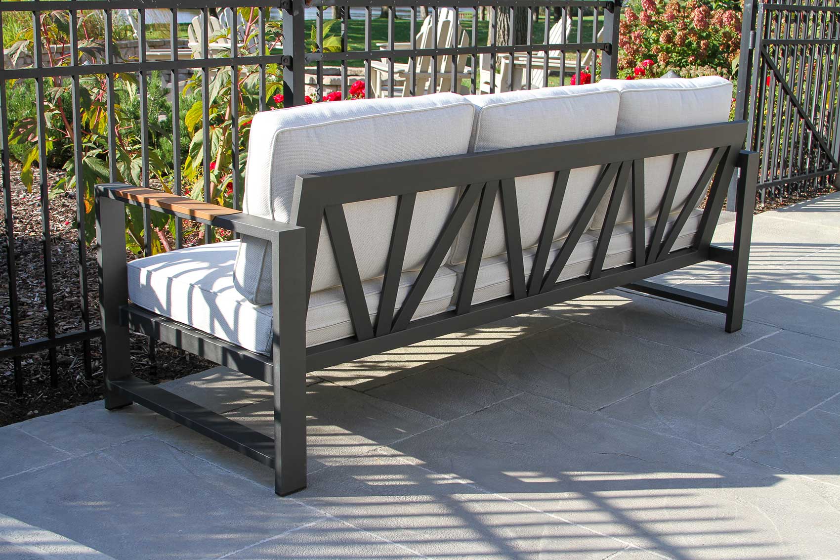 Sienna Black Aluminum Seating Group - Thumbnail 4
