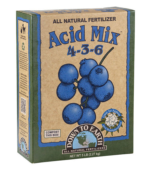 Down To Earth Acid Mix 4-3-6 Fertilizer - 5 lb