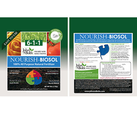 Nourish Biosol Fertilizer - 6 lb