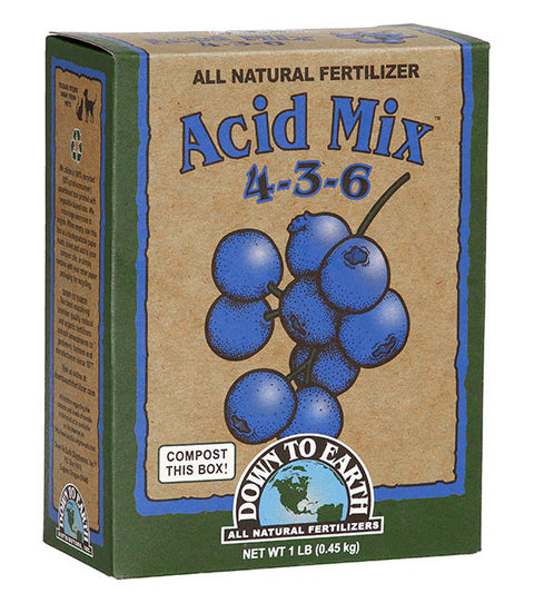 Down To Earth Acid Mix 4-3-6 Fertilizer - 1 lb
