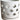 Fan Orchid Pot Glossy Glaze White - 6 inch