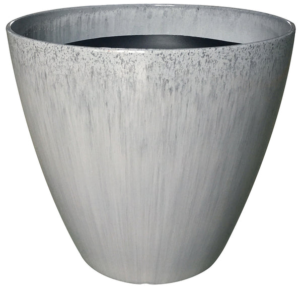 SRLSTRAIGHTTYPE PLANT POT-Lvaliemカタチ製作所 Tapered Shallow Type Plant Pot-S' SRL (Black) – MELLOWIST